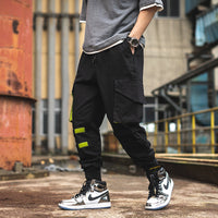 Multi-pocket overalls men's trendy leggings