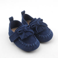 Leather Tassel Bow Peas Shoes British Style
