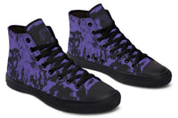 Printed Couple High Top Canvas Shoes