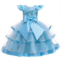 Children's Performance Dress Skirt Big Butterfly