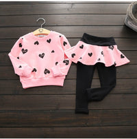 Long sleeve sweater two-piece suit