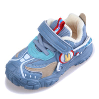 Children's short-pile quilted casual sneakers