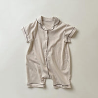 Baby Summer Open-chest Crawl Suit