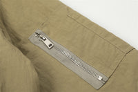 Men's Spring And Autumn Casual Loose Cargo Zipper Cardigan Outerwear Tide