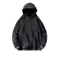 Heavy Washed Sweatshirt Men's Coat