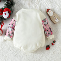 Baby One-piece Long Sleeve Triangle Wrap Shirt Printing