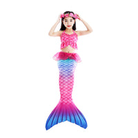 Children's Swimsuit 3-piece Bikini With High Elasticity