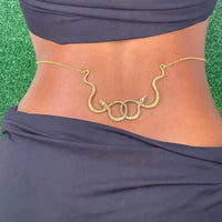 Sexy Waist Chain Double Snake Body Chains