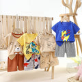 Short-sleeved Cotton Shorts Exercise Homewear Suit