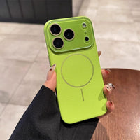 Horse-Year Leather-Grain Magnetic Phone Case