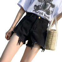 New Slimming High-waisted Denim Shorts For Women