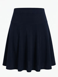High-waisted Athletic Skirt A-line Silhouette Figure-flattering