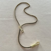 Dramatic Street-style Design With A Zipper-inspired Necklace