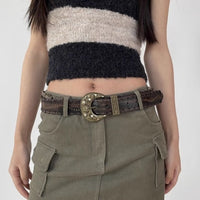 Vintage Vintage Rivet Brown Belt