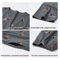 Short Sleeve Shorts Pajamas For Women, Thin V-neck Cardigan Homewear