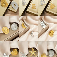 Premium Fashion Irregular Earrings, High-End Unique Niche Design, Stainless Steel Earrings Jewelry For Women
