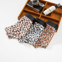 Men's Leopard Print Underwear Ultra-thin Breathable