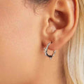 Sausage Dog Geometric Round Ear Clip Women