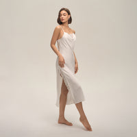 Lace Sexy Solid-Color Slip Dress For Women Loungewear Pajamas
