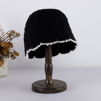 Contrast Color Twist Knitted Fisherman Hat Children