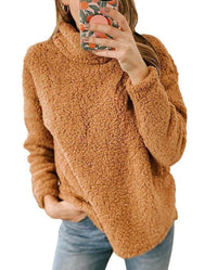 Stylish Loose-fitting Womens Pullover Hoodie Sweatshirt