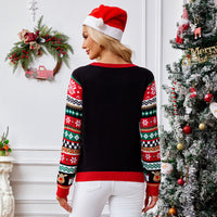 European And American Leisure Christmas Elk Pullover