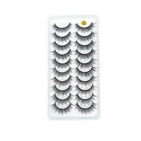 Women's Simple Three-dimensional Natural Ten Pairs Of False Eyelashes