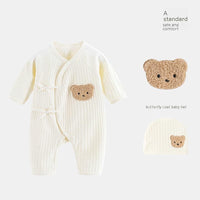 Pure Cotton Fashion Bear Jumpsuit
