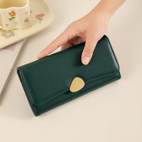Women's Long Wallet Soft Leather Wallet Multi-card-slot Card Holder Retro Fashion Minimalism Large-capacity Handbag