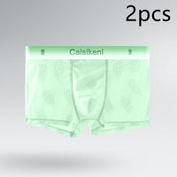 Summer Ice Silk Ultra-thin Breathable Mesh Boxers