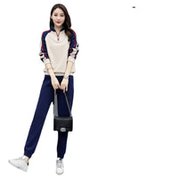 Women's Casual Sportswear Set For Spring And Autumn