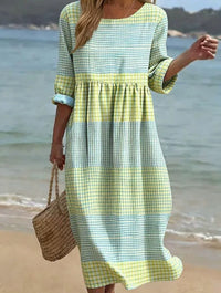 Casual Printed Temperament Long Skirt Girl
