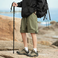 Outdoor Loose Casual Breathable Samouflage Style Waterproof Shorts