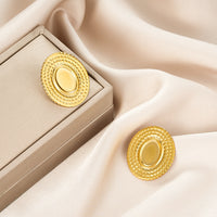 Premium Fashion Irregular Earrings, High-End Unique Niche Design, Stainless Steel Earrings Jewelry For Women