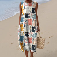 Women's Casual Crew-Neck Dress