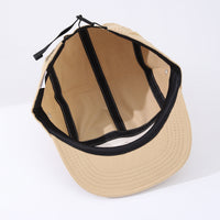 Men's Patchwork Adjustable Triangular Lettered Flat Brim Sunshade Quick-drying Soft Top Versatile Casual Baseball Cap For Outdoor Sports, Mountain Climbing, Outings, Shopping