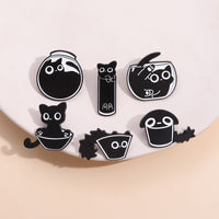 Foreign Trade New Cat-like Cute Animal Brooch Simple Minority All-match Decoration Scarf Buckle