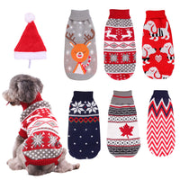 Christmas Reindeer Maple Leaf Snowflake Holiday Pet Clothes