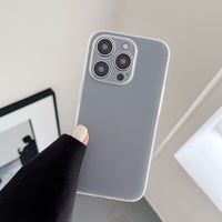 Minimalist Solid Colour Phone Case With Frosted Drop-proof Cover