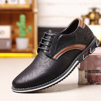Lightweight casual leather shoes with straps for all seasons