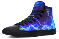 Fashion Printed Couple High Top Canvas Shoes