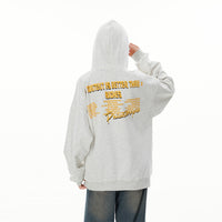 Cartoon Printed Loose Hooded Bathroom