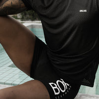 Mid-waist Breathable Cotton Boxers Black And White