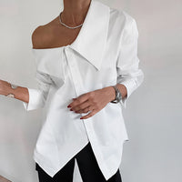 Sexy Cold-shoulder Elegant Loose Shirt