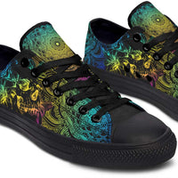 Fashion Printed Couple High Top Canvas Shoes