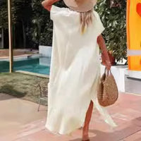 Women's Solid Color Casual Versatile Dress