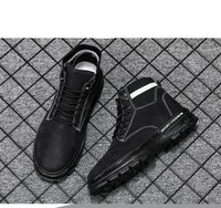 Men's Trendy Boots Korean Casual Shoes Men's Tooling Boots