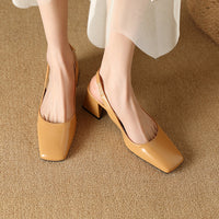 Women's Square Toe Fresh Slip-on Sandals