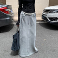 Lazy Casual Sweatshirt Skirt For Women