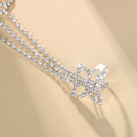 Bohemian Butterfly Water Diamond Foot Chain Female